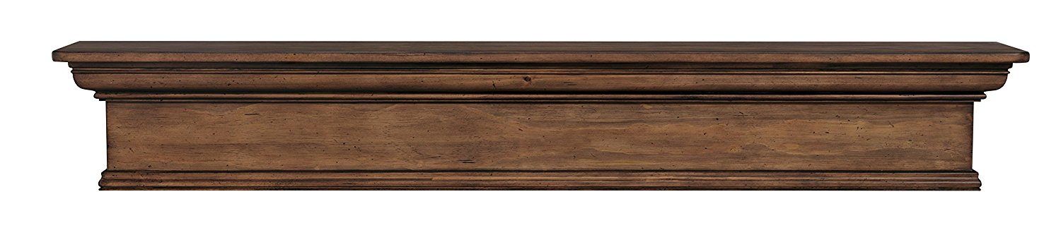 Pearl Mantels 420-48-15 The Savannah Shelf or Mantel Shelf, 48", Taos Finish