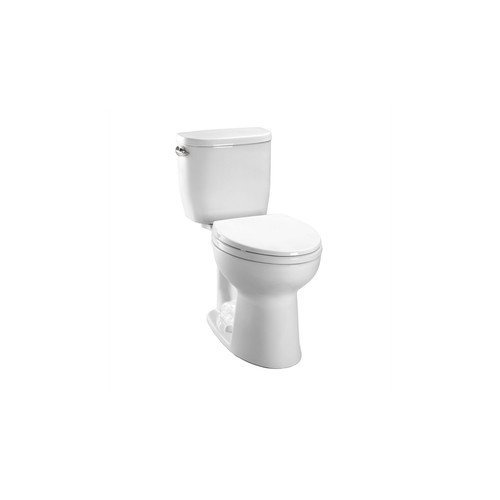 Toto CST243EF-01 Entrada 1.28GPF Round CalGreen Two-Piece Toilet, White