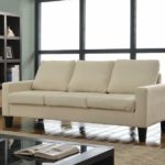 Home Life 3 Person Contemporary Upholstered Linen Sofa