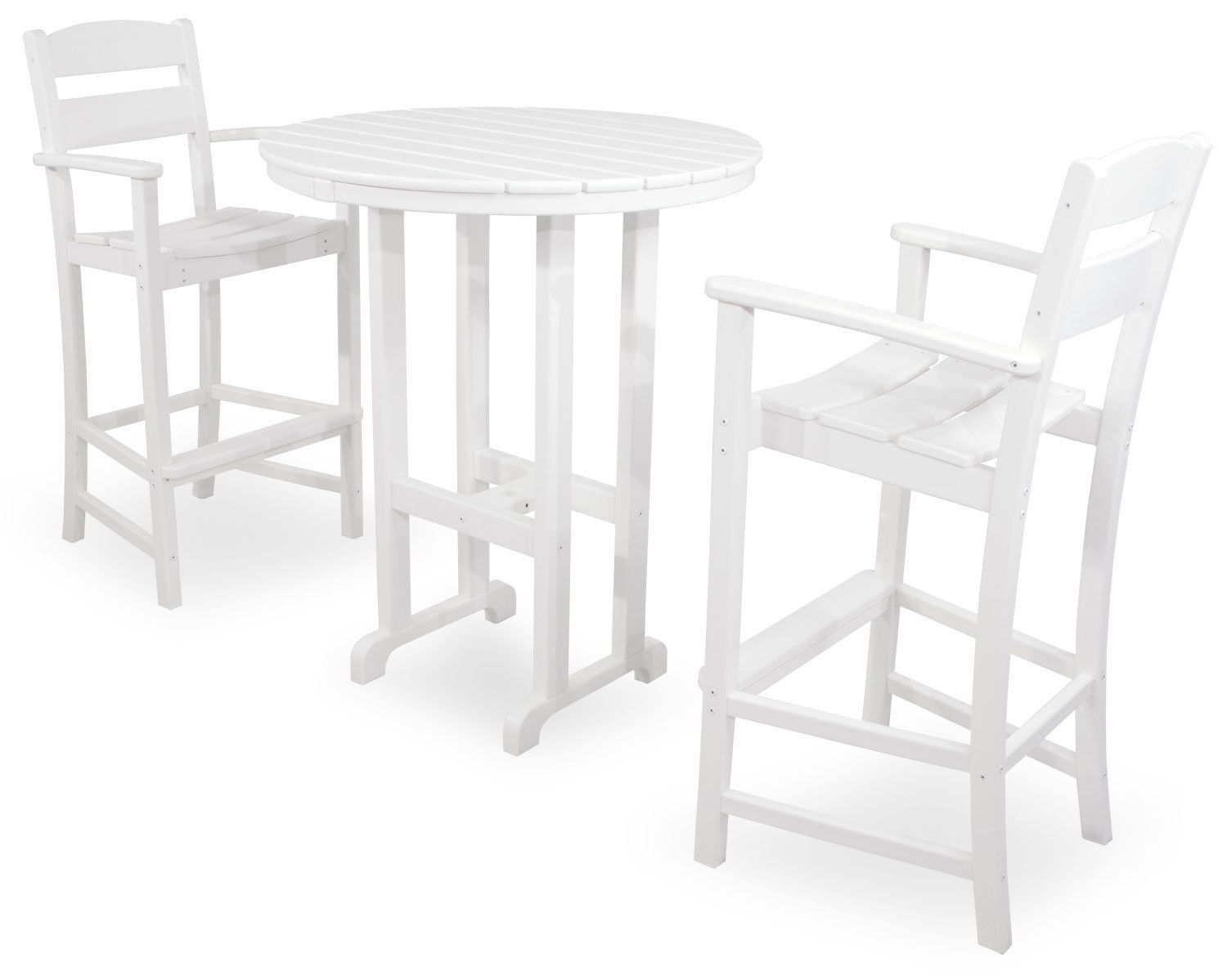 Ivy Terrace IVS111-1-WH Classics 3-Piece Bar Set