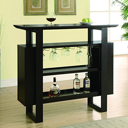 Monarch Bar Unit with Bottle and Glass Storage