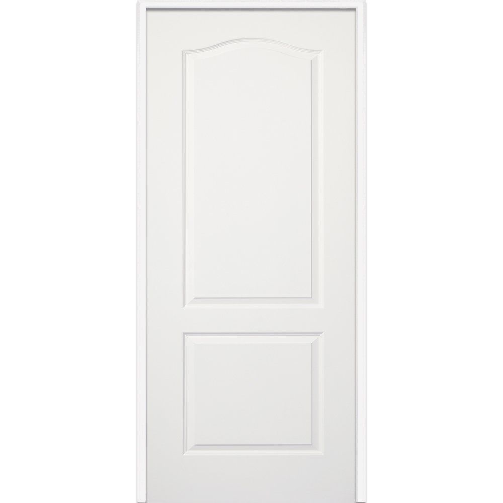National Door Company Z009480L Wood Prehung Left Hand In-Swing 2-Panel Interior Door