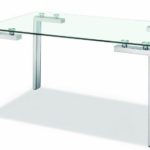 Zuo Roca Dining Table, Stainless Steel desks