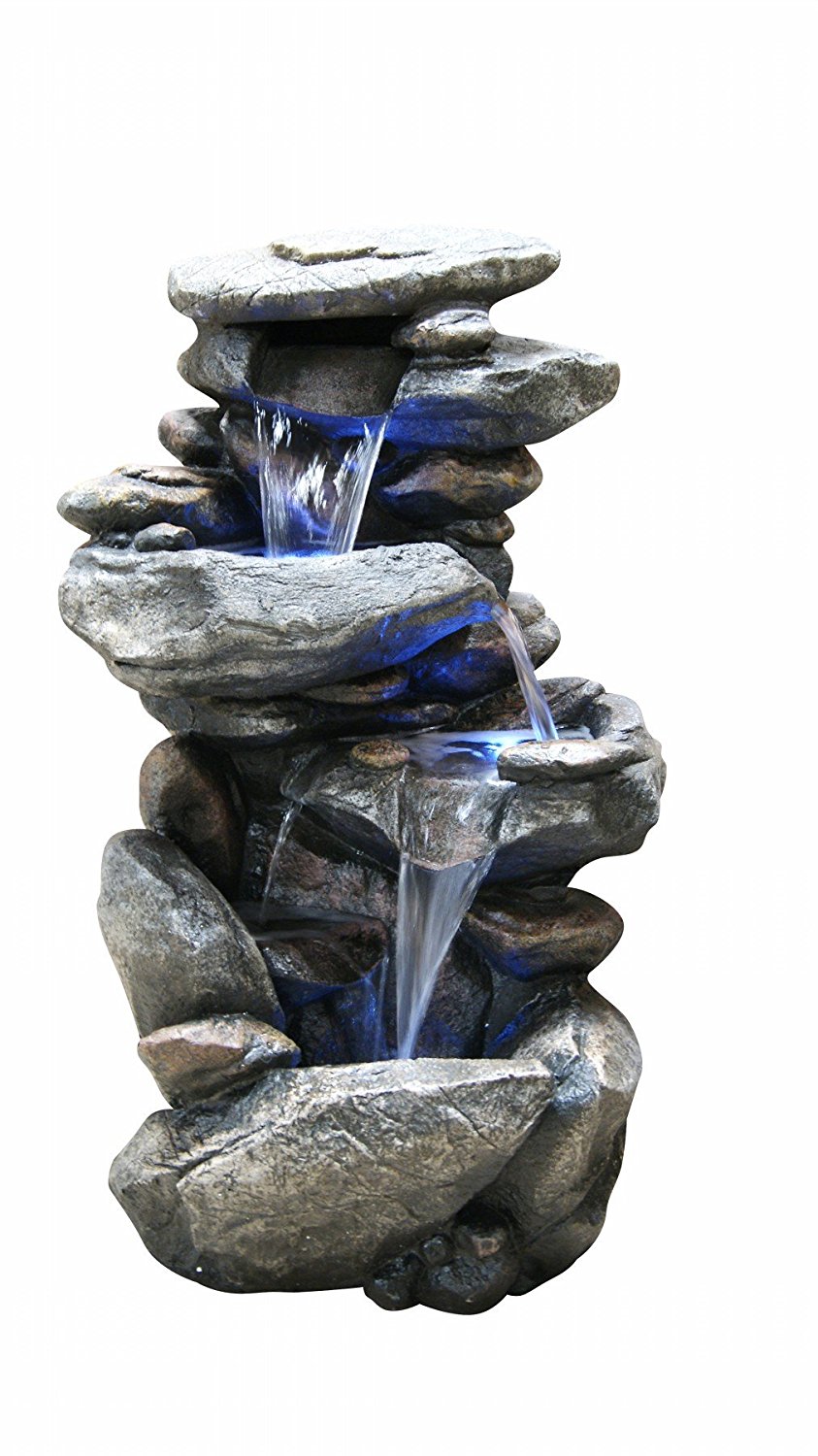 Alpine WIN316 Rock Waterfall Fountain with LED Light
