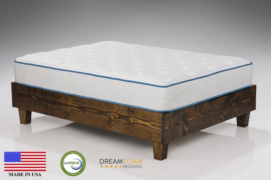 Dreamfoam Bedding Arctic Dreams 10-Inch Cooling Gel Mattress, Queen
