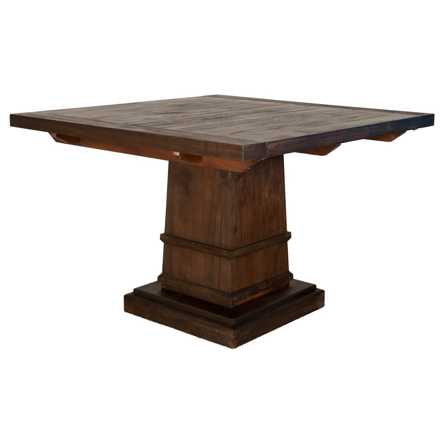 Hudson Square Extension Dining Table, Rustic Java