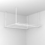 HyLoft 00540 45-Inch-by-45-Inch Overhead Storage System, White