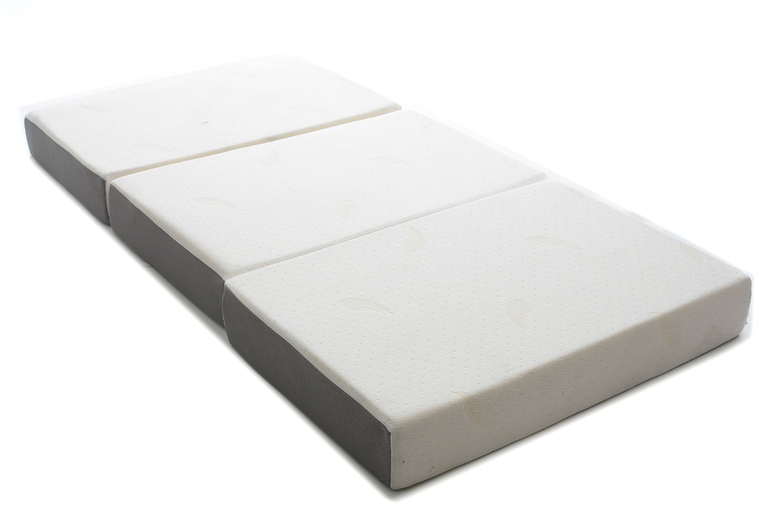 Milliard 6-Inch Memory Foam Tri-fold Mattress with Ultra Soft Removable Cover with Non-Slip Bottom - Twin