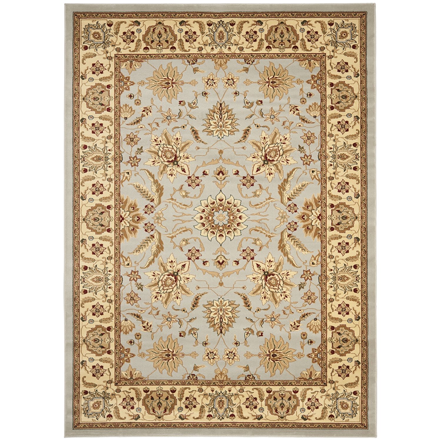 Safavieh Lyndhurst Collection LNH216G Traditional Oriental Grey and Beige Rectangle Area Rug (8'11" x 12')