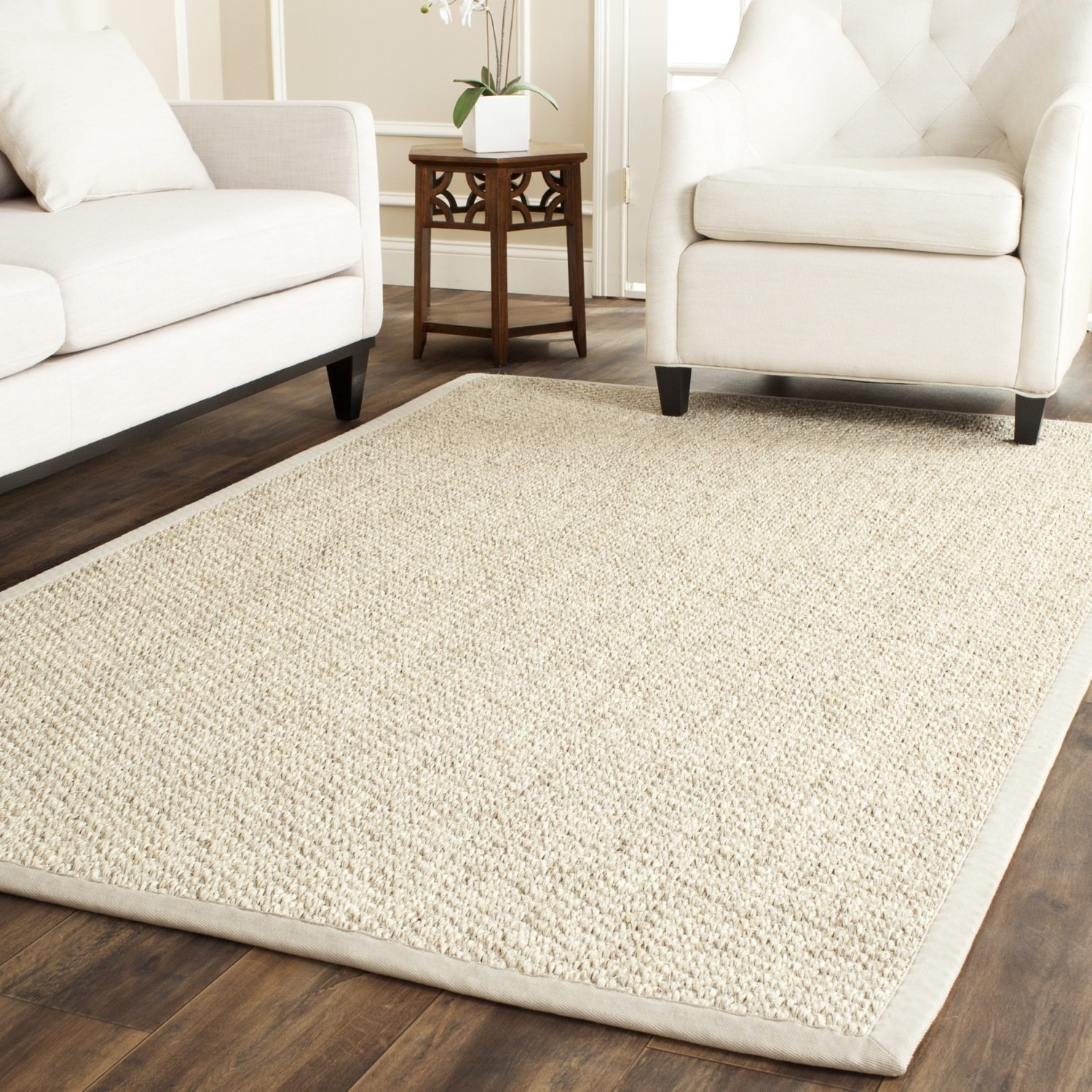 Safavieh Natural Fiber Collection NF525C Marble Sisal Area Rug (4' x 6')