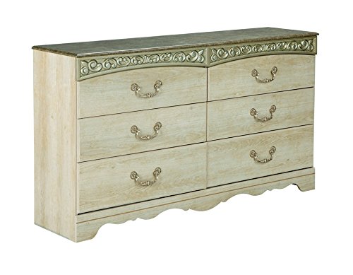 Signature Design by Ashley B196-31 Catalina Collection Dresser, Antique White