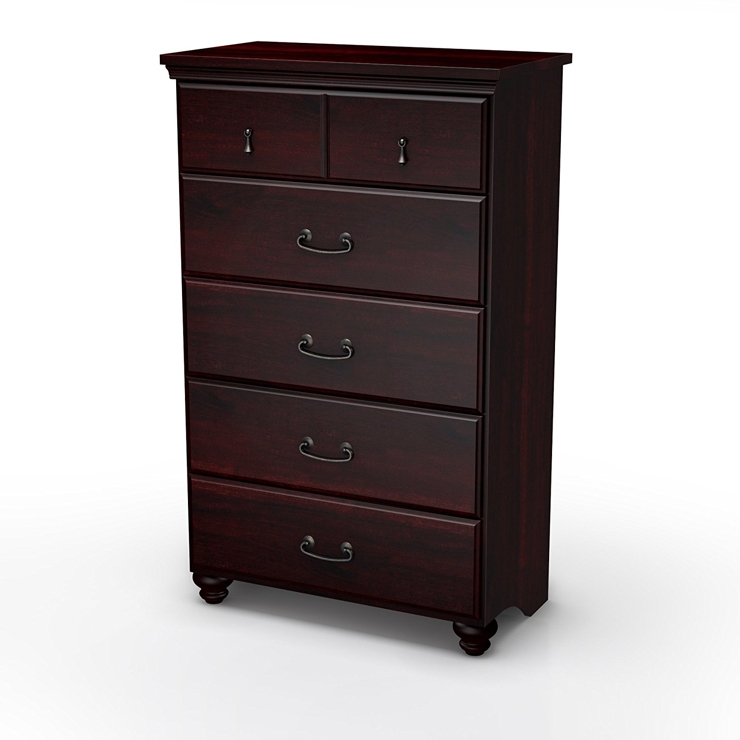 South Shore Noble Collection 5-Drawer Chest, Dark Mahogany