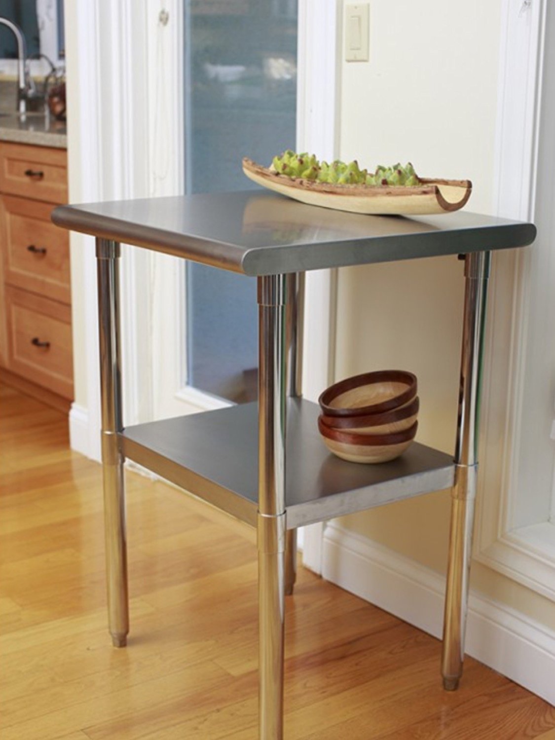 TRINITY EcoStorage Stainless Steel Table | 24" x 24" x 35” | NSF