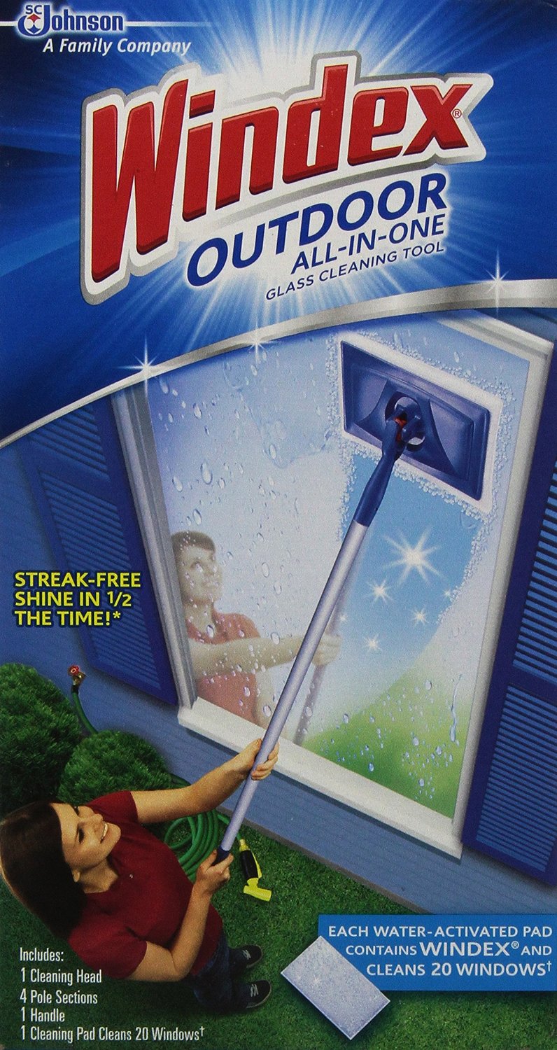 Windex Cleaner Window Outdoor All In One