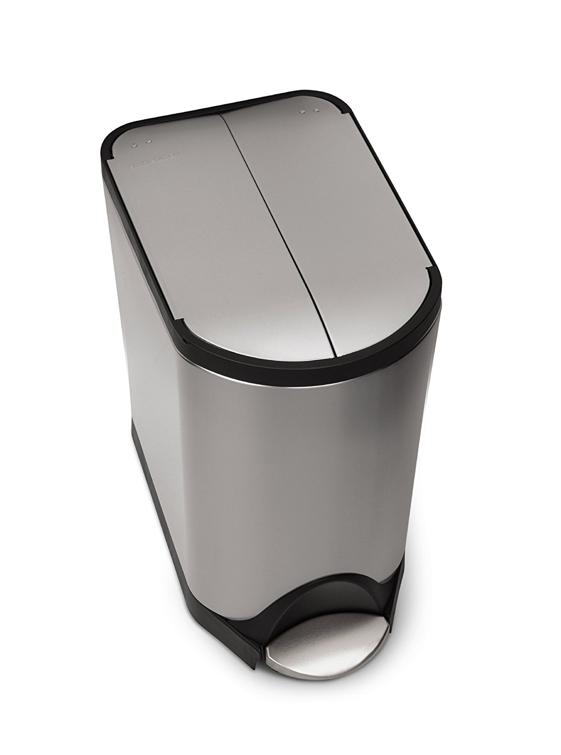 simplehuman Butterfly Step Trash Can, Stainless Steel, 20 L / 5.3 Gal 