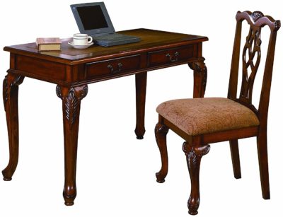  Crown Mark Fairfax Home Office Desk Chair Set