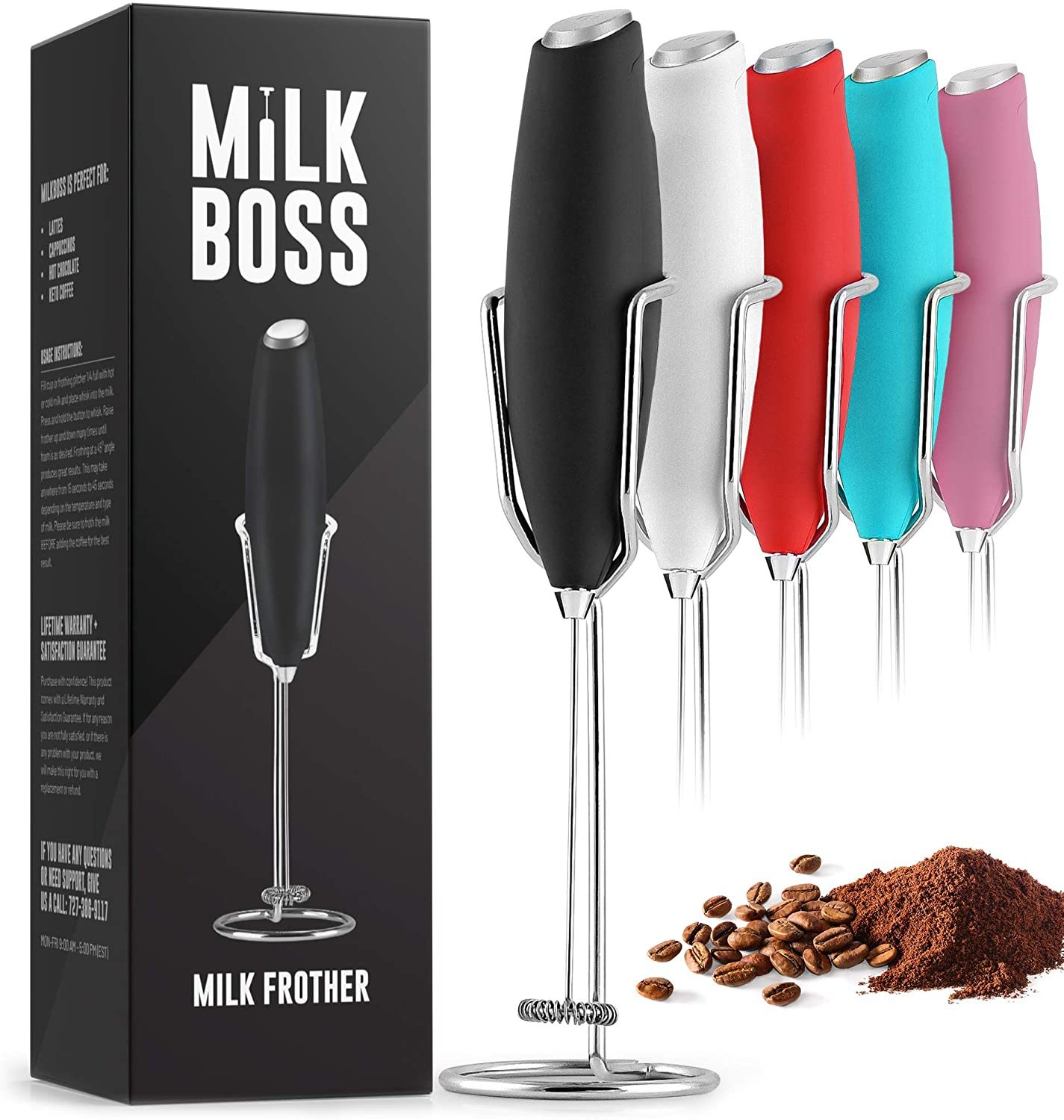 Milk Boss Powerful Milk Boss Handheld Milk Frother 